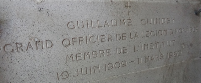 Cimetière du Père Lachaise APPL GUINDEY Guillaume (19091989)