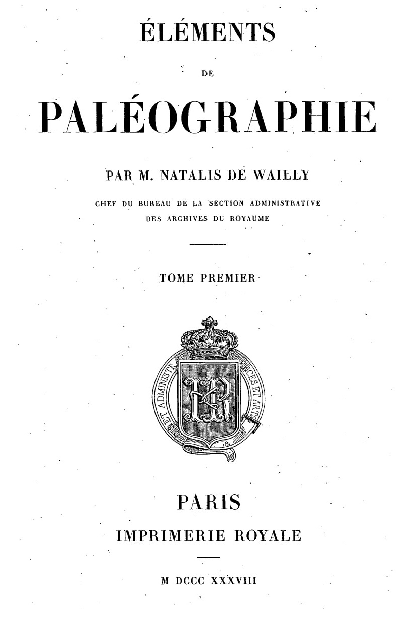Cimetière du Père Lachaise APPL NATALIS de WAILLY Jean Noël (18051886)