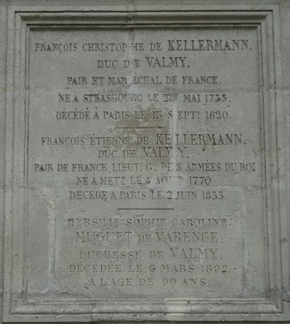 Cimetière du Père Lachaise - APPL - KELLERMANN François Etienne, duc de ...