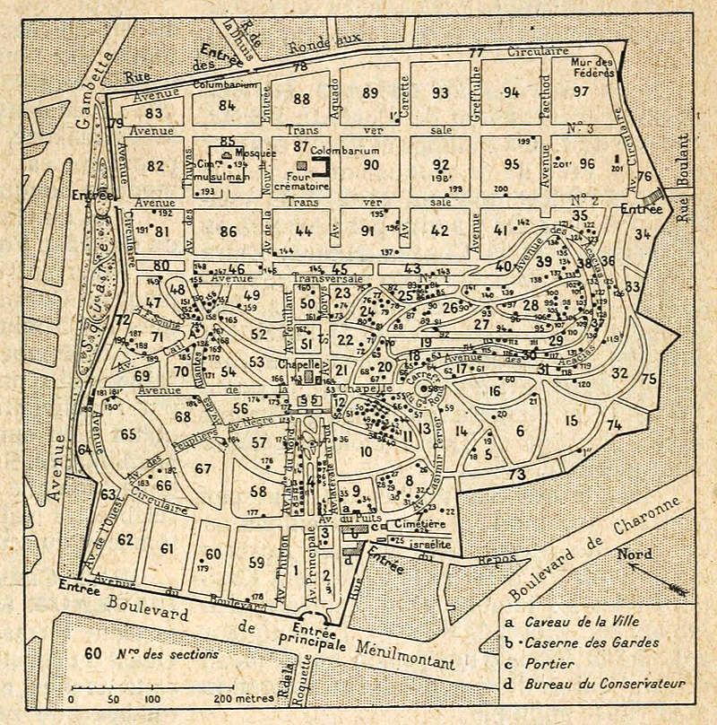 Plans du cimetière (21ème et 20ème siècle) - APPL