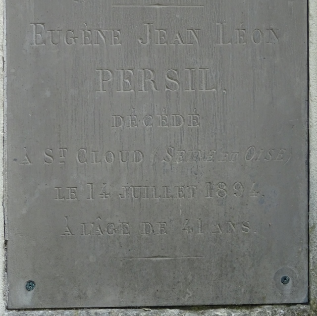 Cimetière du Père Lachaise APPL PERSIL JeanCharles (17851870)