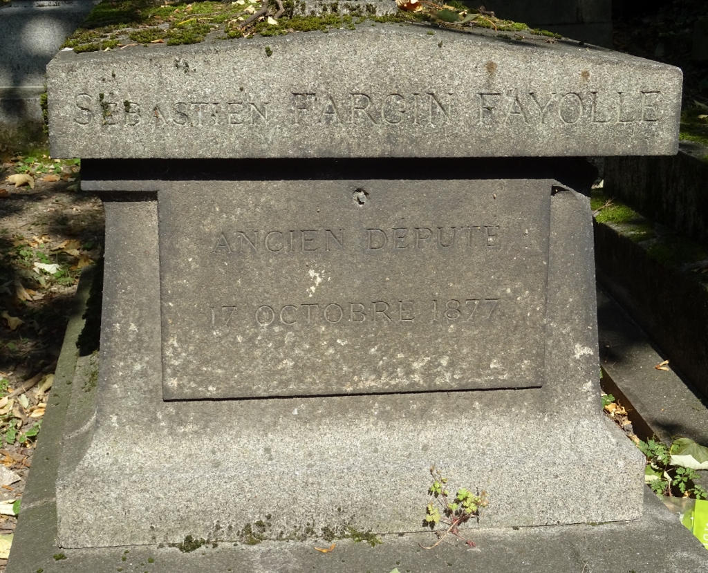 Cimetière du Père Lachaise APPL FARGIN FAYOLLE Sébastien (18121876)