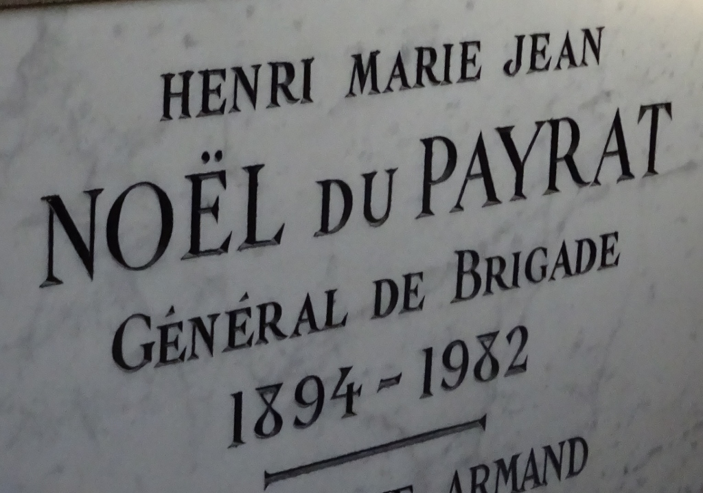 Cimetière du Père Lachaise APPL NOEL DU PAYRAT Marie Henri Gérard