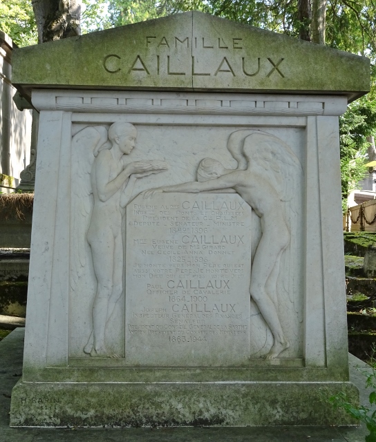 Cimetière du Père Lachaise APPL CAILLAUX Joseph (18631944)