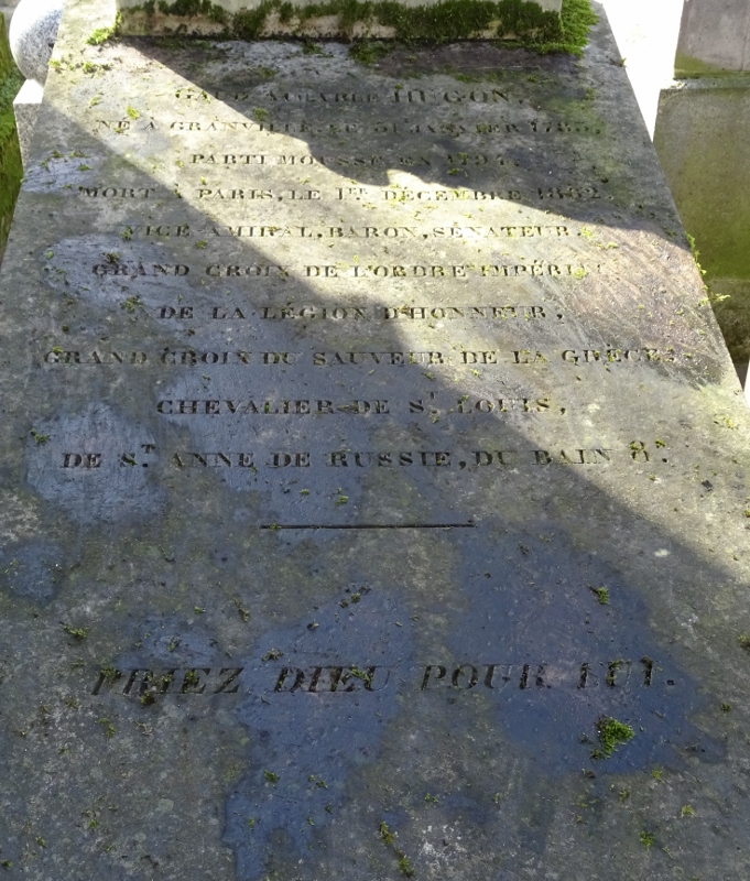 Cimetière du Père Lachaise APPL HUGON Gaud Amable, baron (17831862)
