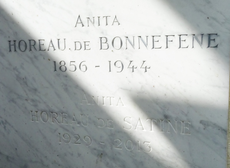 Cimetière du Père Lachaise APPL HOREAU Marie Louise (18611872)