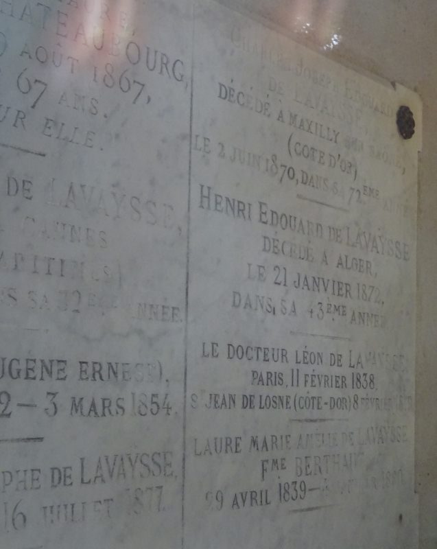 LAVAYSSE CHATEAUBOURG Marie Louise Elisabeth Mathilde Henriette, dite