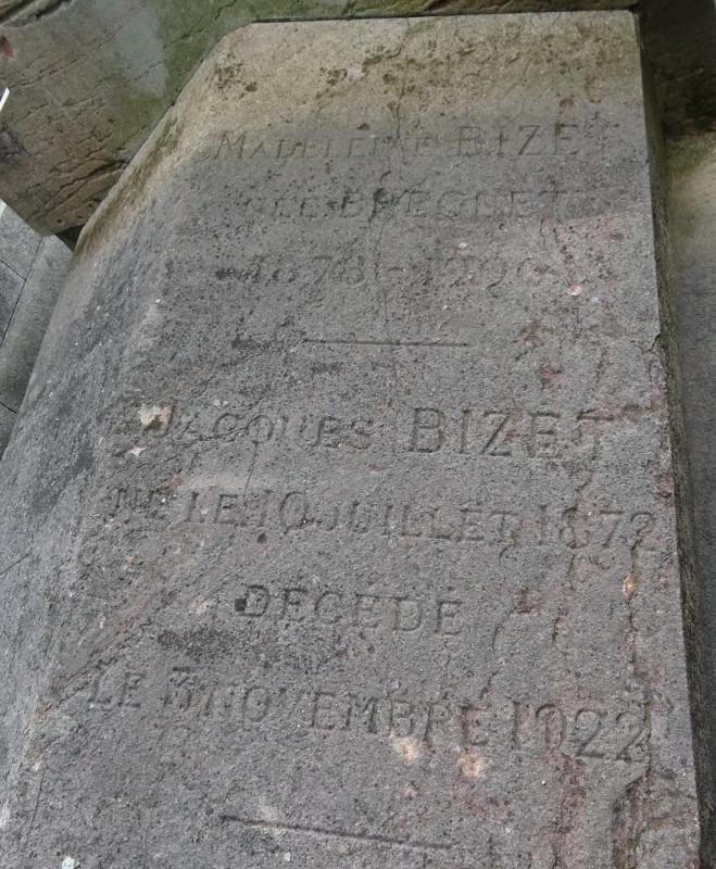 Cimetière du Père Lachaise APPL BIZET Jacques (18721922)