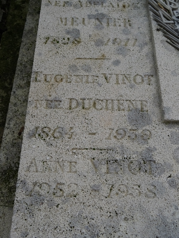 Cimetière du Père Lachaise APPL VINOT Maurice, dit Gabriel