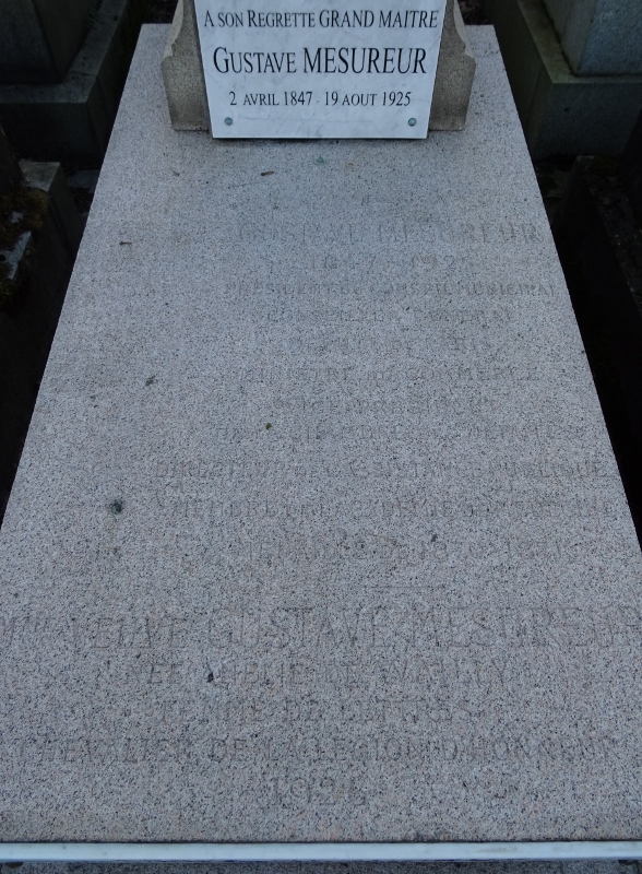 Cimetière du Père Lachaise APPL MESUREUR Gustave (18471925)