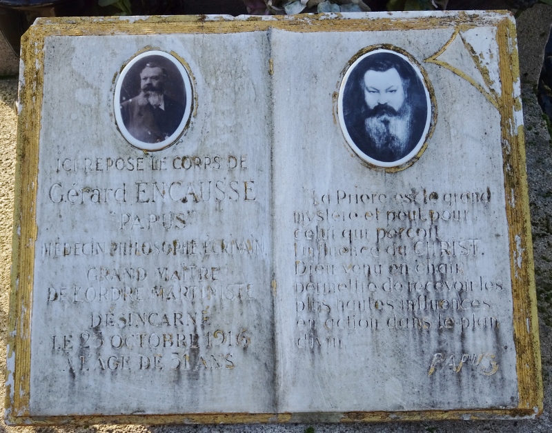Cimetière du Père Lachaise APPL PAPUS, Gérard ENCAUSSE, dit (18651916)