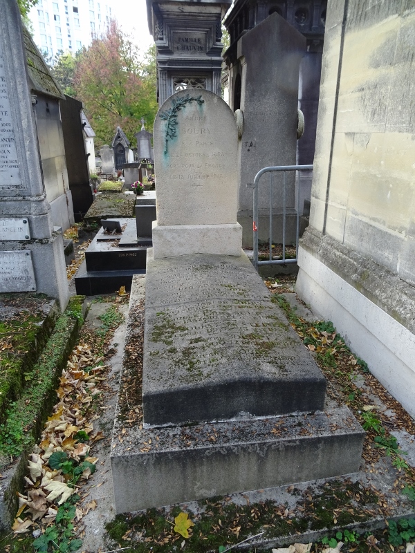 Cimetière du Père Lachaise APPL SOURY André (18981918)