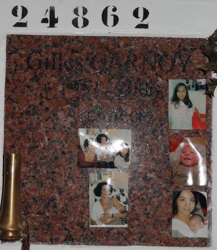 Cimetière du Père Lachaise APPL CARNOY Gilles (19512006)