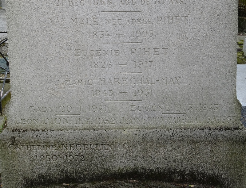 Cimetière du Père Lachaise - APPL - PIHET Eugène (1787-1868)
