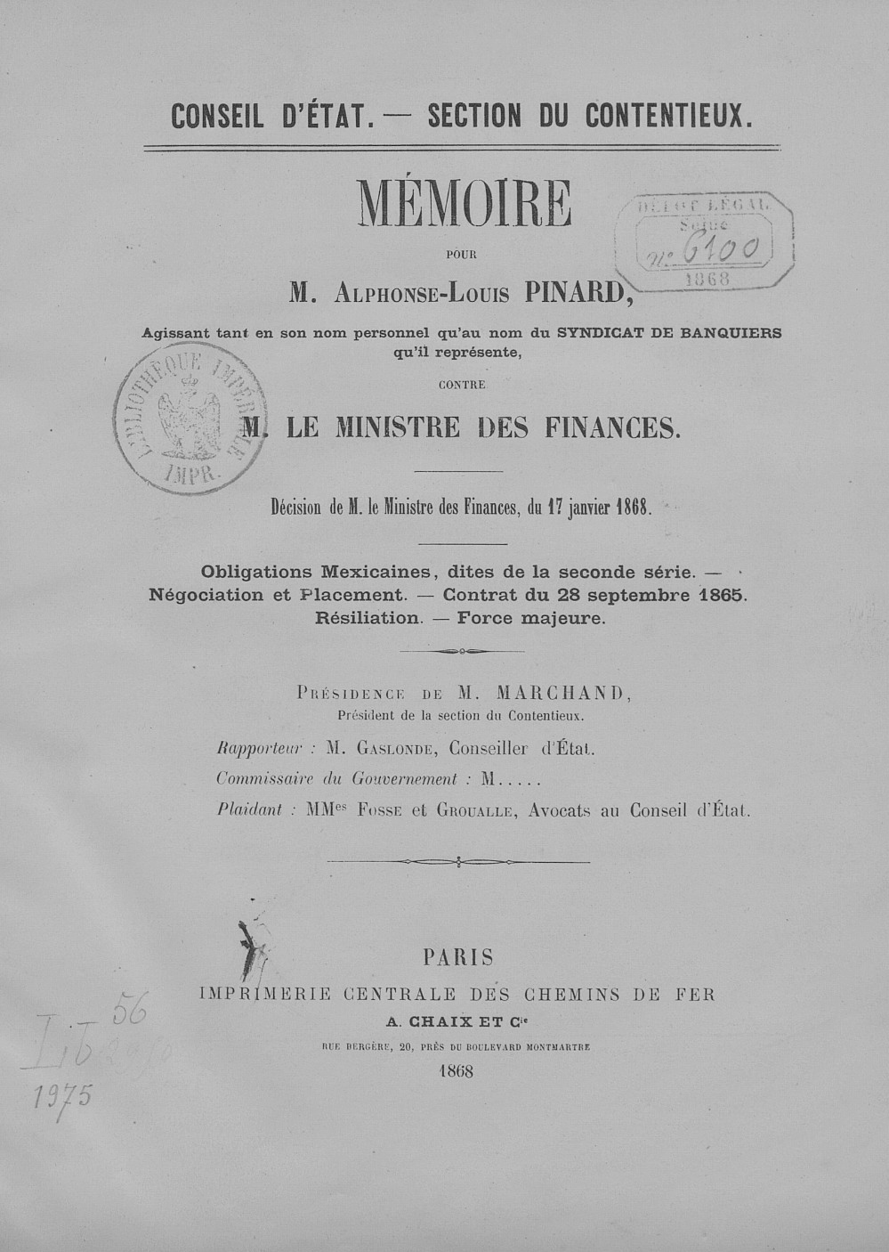 Cimetière du Père Lachaise APPL PINARD Alphonse Louis (18151871)