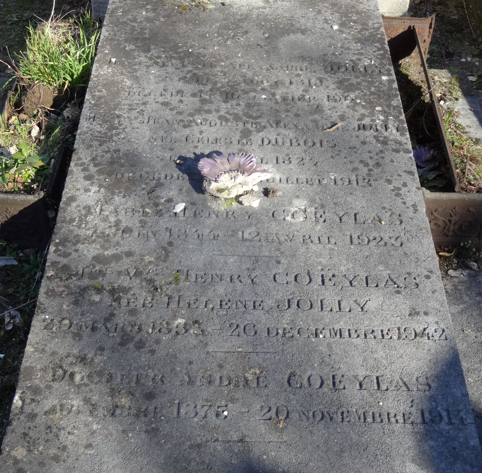 Cimetière du Père Lachaise APPL JOLLY Jean Auguste Alexandre (1818