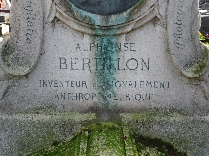 Vertillon Cimetière du Père Lachaise - APPL - BERTILLON Alphonse (1853-1914)