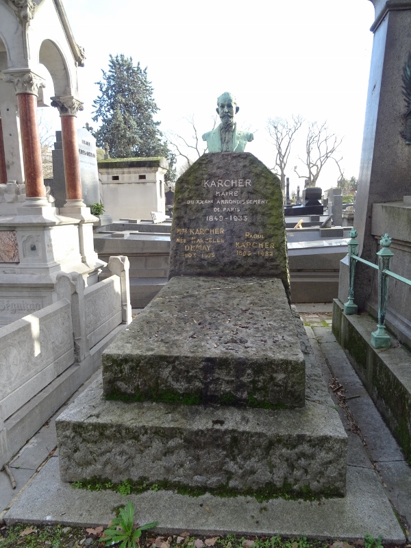 Cimetière du Père Lachaise APPL KARCHER Henri (18491933)